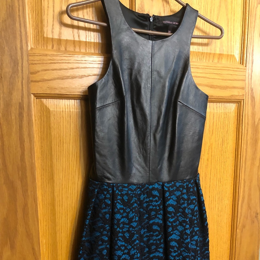 Victoria Secret RARE leather front mini dress!!